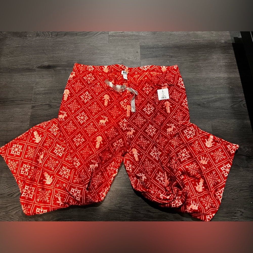 NWT fuzzy pajama bottoms! NYC Underground size 3X